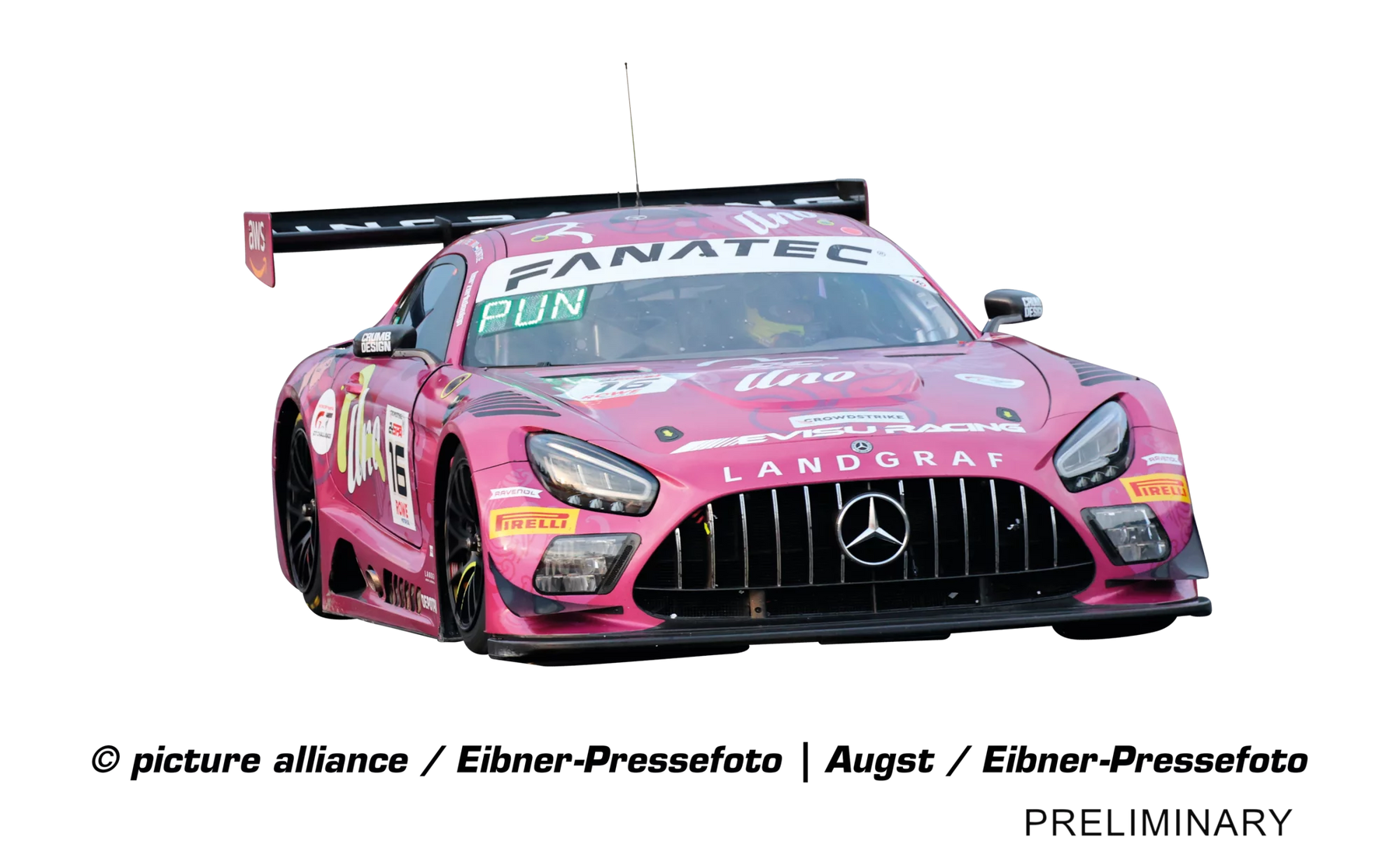 Mercedes-AMG GT3 Evo "Unoracing Team Landgraf, No.16" 24H Spa 2024
