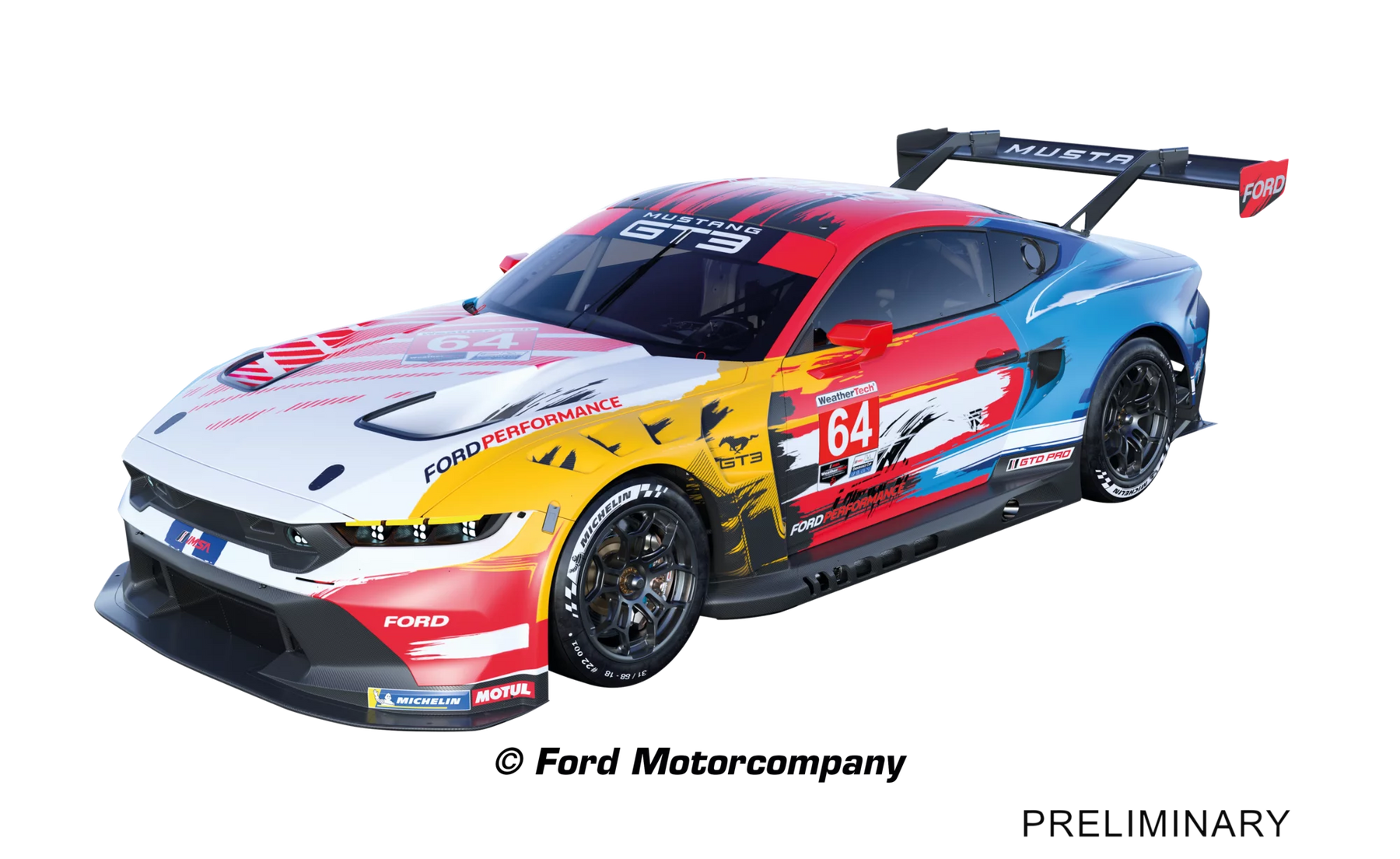 Ford Mustang GT3 "Champion Spirit, No.64"