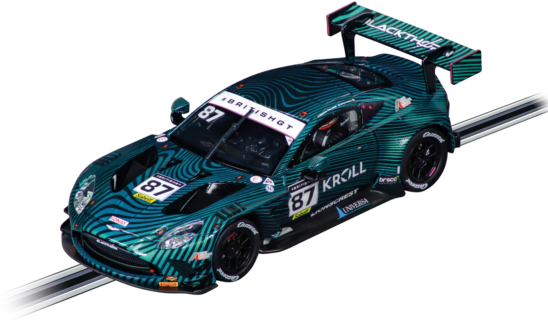 Aston Martin Vantage AMR GT3 Evo "Blackthorn AMR, No.87" British GT 2024