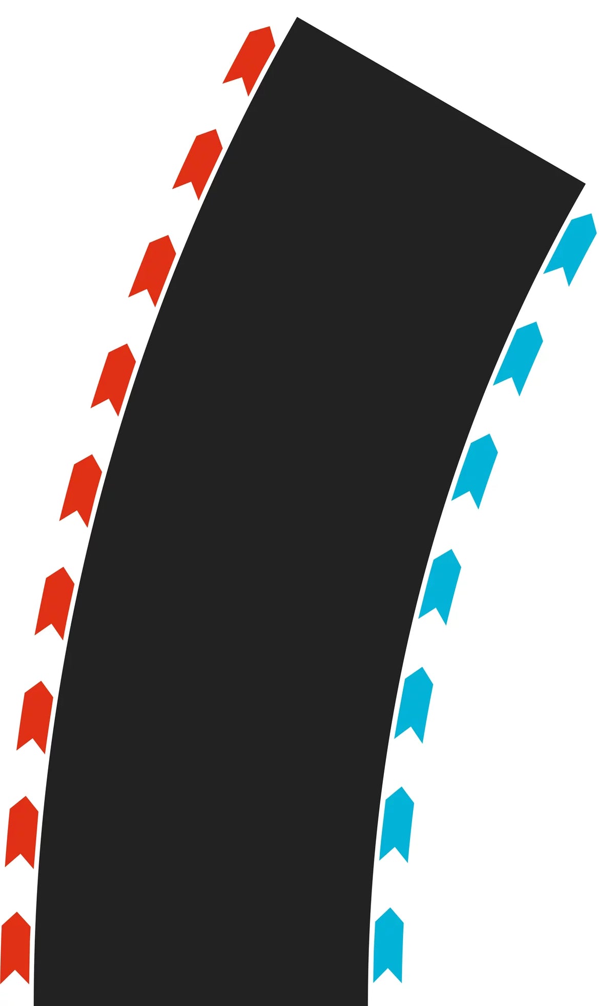 Curves Radius 2 30° (2x L, 2x R)