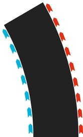 Curves Radius 2 30° (2x L, 2x R)