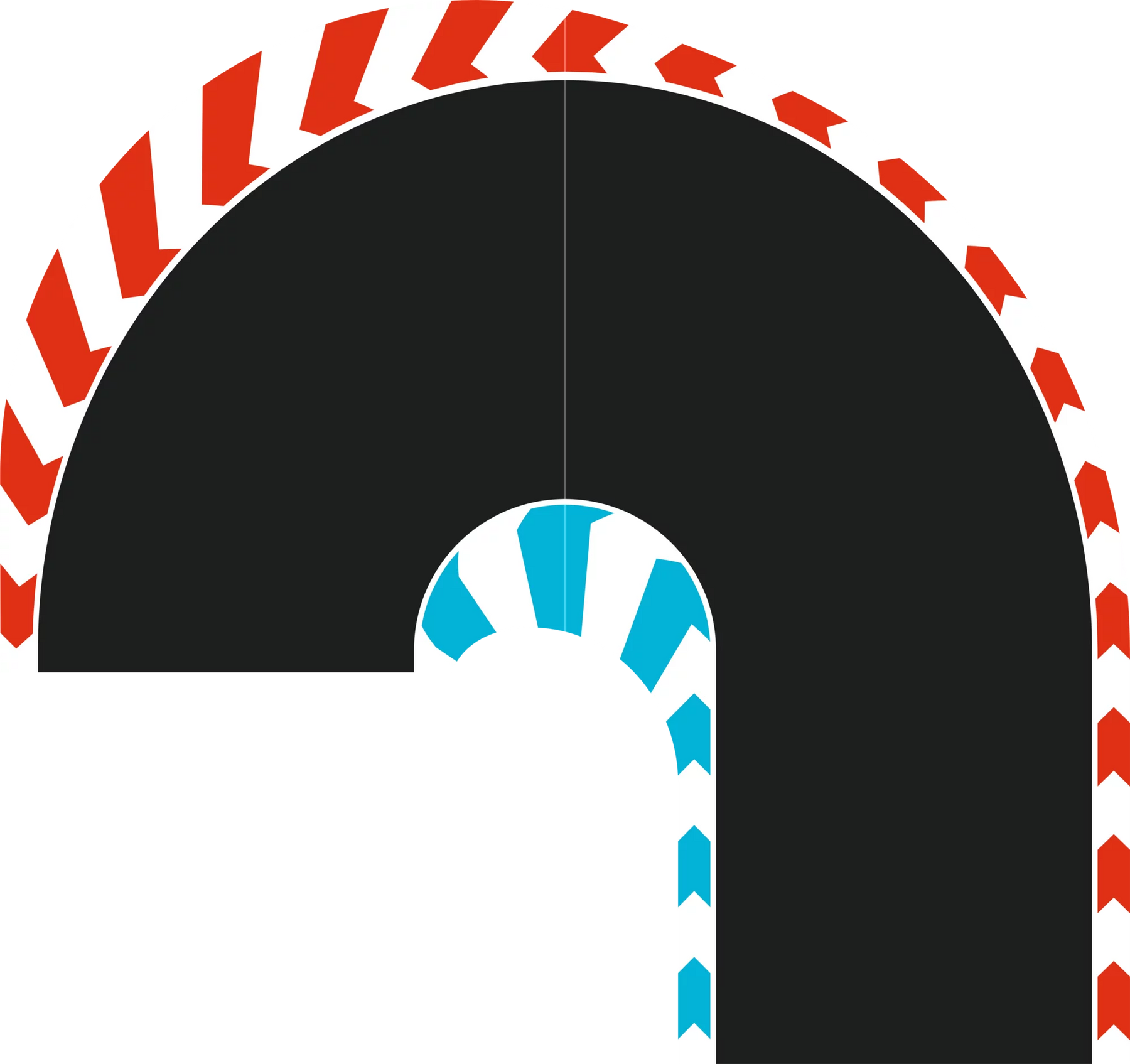 Haarnadelkurve 180° L/R