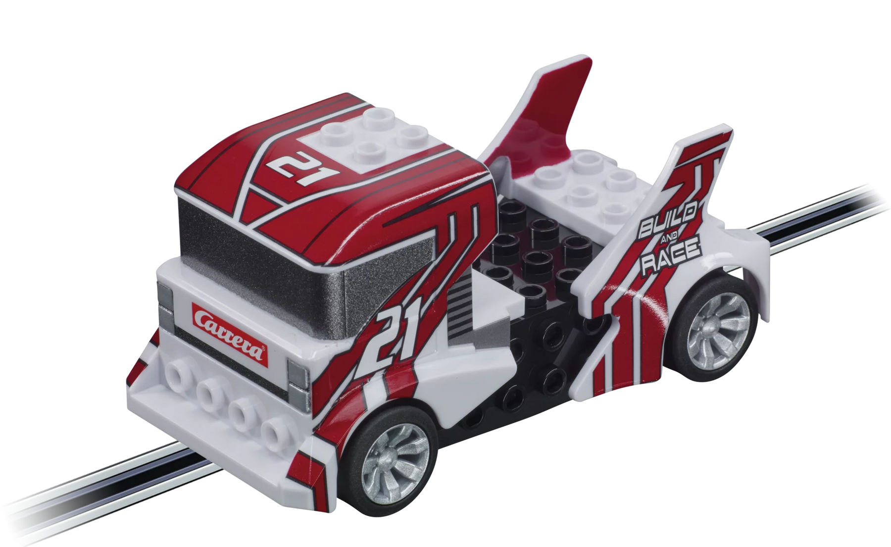 Build 'n Race - Race Truck white