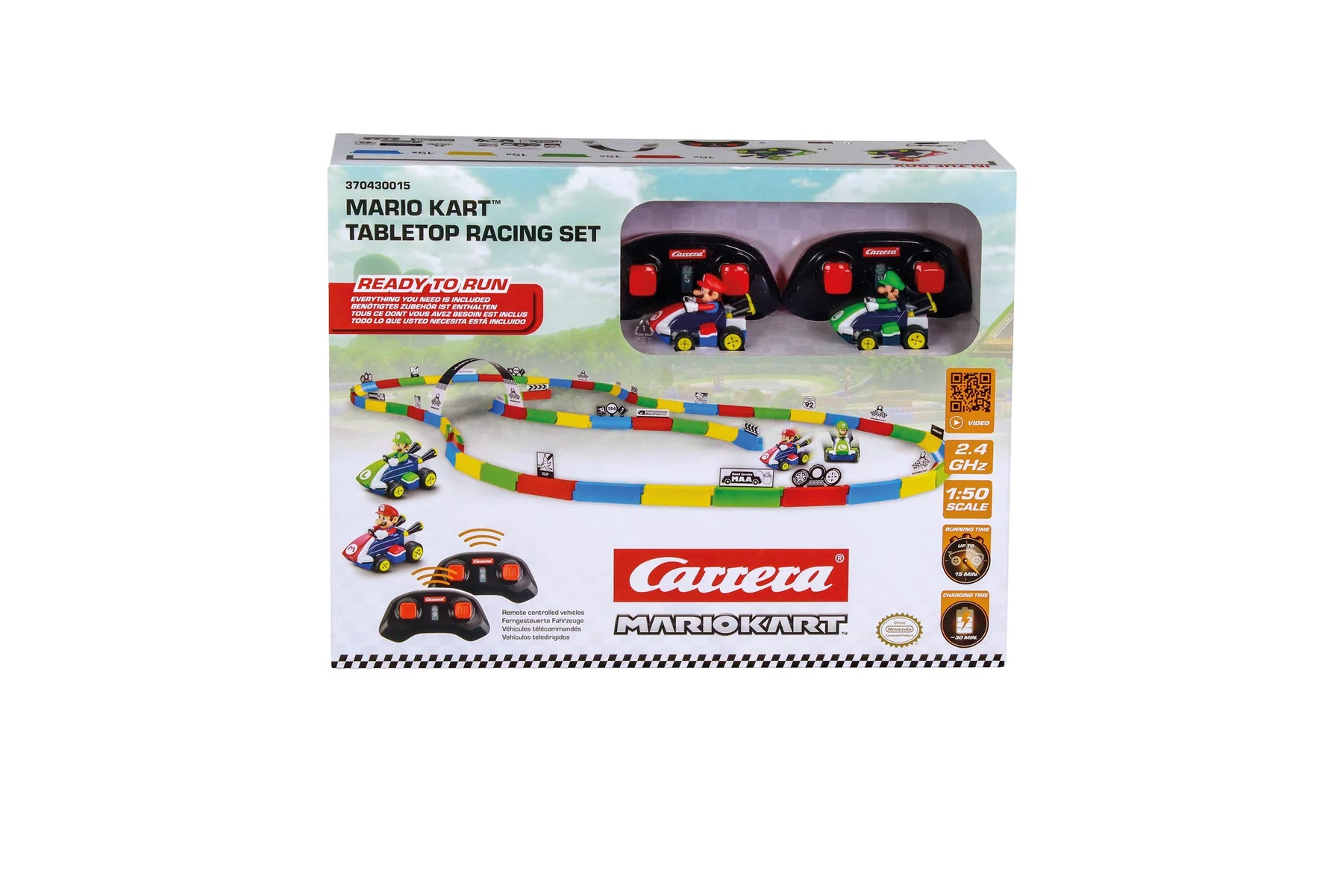 2,4GHz Mario Kart™ Tabletop Racing Set - Mario & Luigi