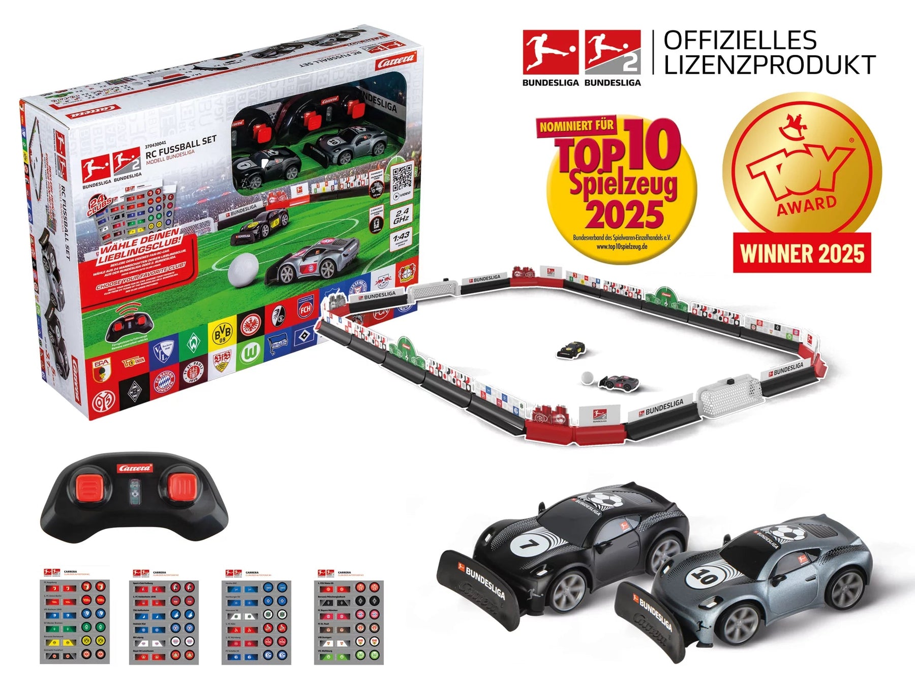 2,4GHz RC Fußball Set Modell Bundesliga