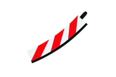 Innenrandstreifen für Steilkurve 2/30° (6), Endstücke (2)