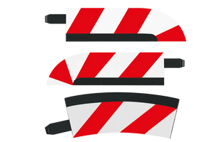 Inside Shoulder for high banked curve 1/30° (6), end piece (2)