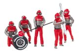 Figurensatz Mechaniker, Carrera Crew rot