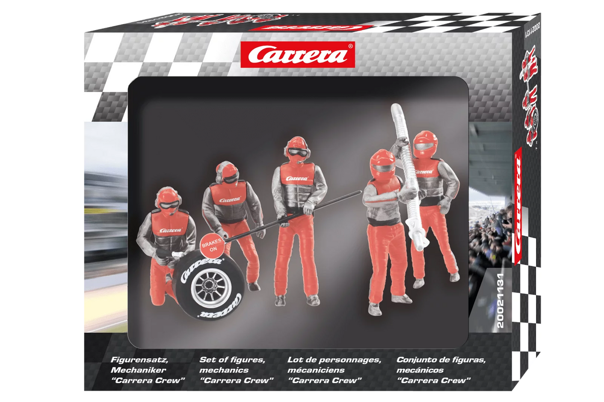 Figurensatz Mechaniker, Carrera Crew rot