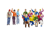 Figurensatz Fans