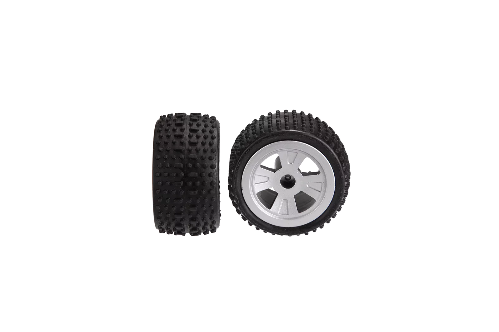 2 hintere Reifen mit Felge für Carrera RC Red Bull RC1 201017 201025 201017
