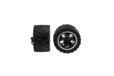 2 Vorderräder mit Felgen für Black Enforcer (180109), Black Enforcer 2 (370180113, 370180109)