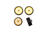 4 Kompletträder mit Goldfelgen für Golden Arrow (162045)