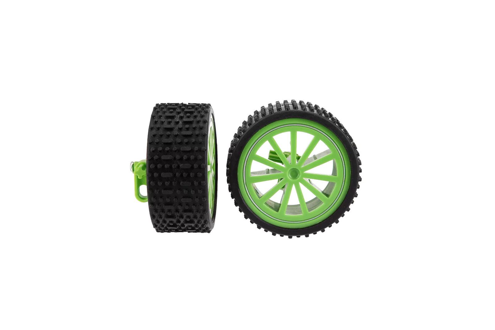 2 Vorderräder mit Felgen für Magic Green (162051), Magic Green 2 (370162087)