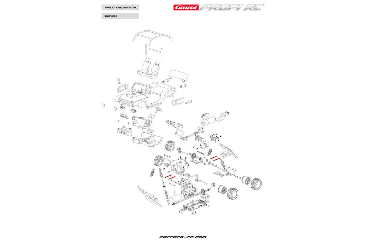 Querlenkerstifte 2 Stk. - Profi RC