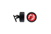 2 Vorderräder mit Felgen + Radaufhängung  für Fire Wheeler (160110), Fire Wheeler 2 (370160118)
