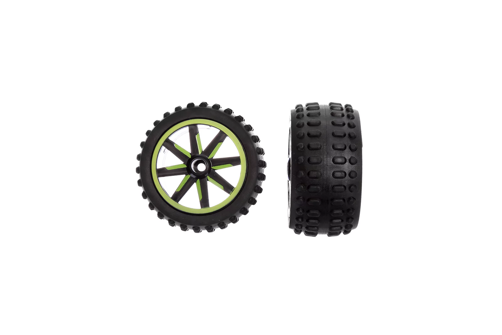 2 hintere Reifen mit Felgen für Green Stroke (370202013)