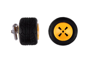 2 roues avant avec jantes & axe de direction avant # 162107X/108X