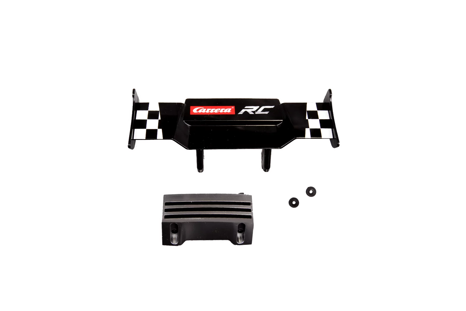 1 Heckflügel schwarz für Racing Machine (120008) - extra stabil!
