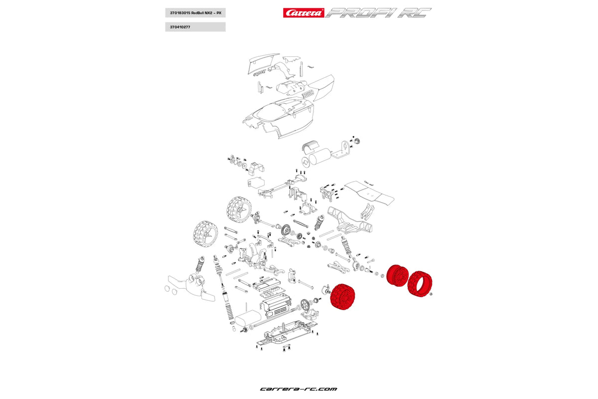 Profi Offroad Reifensatz (2 Stk) Red Bull NX2