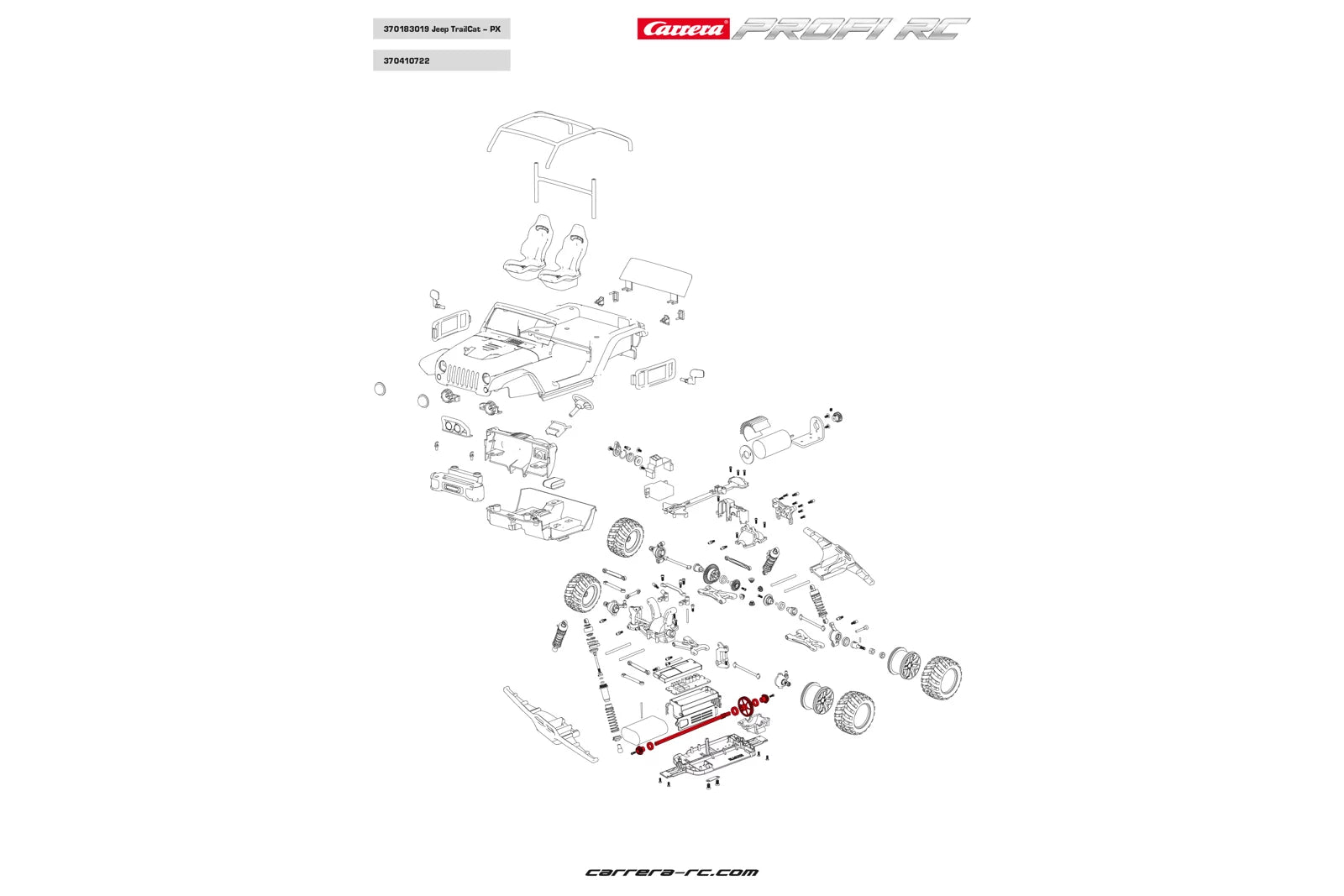 2x Differenzialzahnrad für Mittelantriebswelle incl. Schrauben und Kugellager - Profi RC