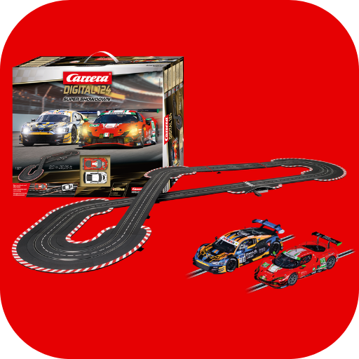 Digitale Autorennbahnen im Maßstab 1:24