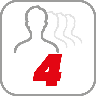 Hasta 4 conductores