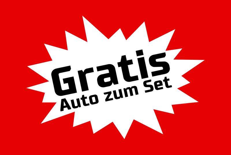Gratis Auto zu jedem* Rennbahn-Set – jetzt zuschlagen!