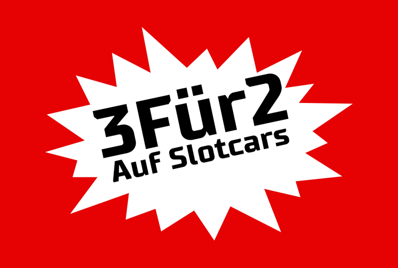 3für2 auf Slotcars – jetzt durchstarten und sparen